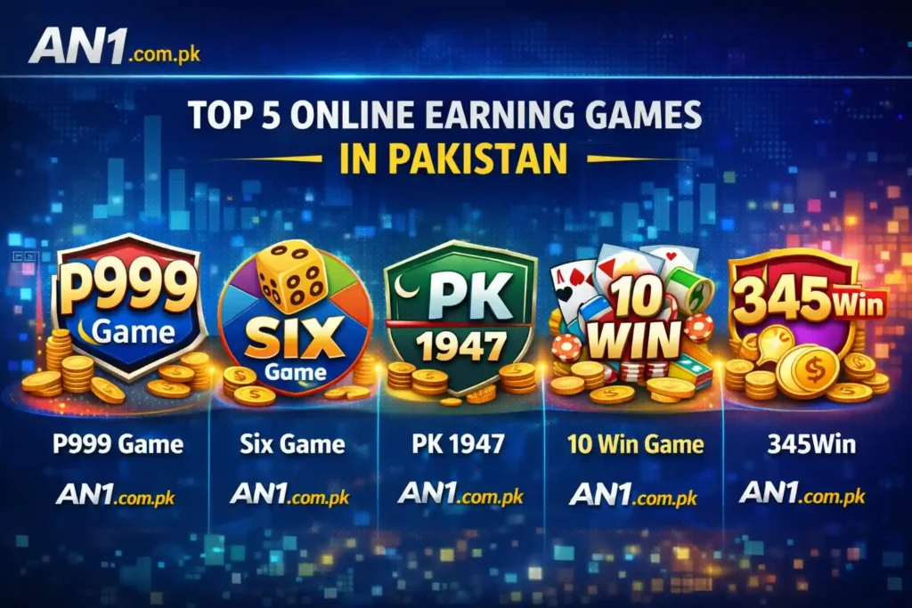 Top 5 Online Earning Games in Pakistan